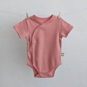 TØY Organic Cotton Kimono Bodysuit - Short Sleeve